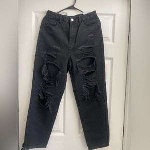 Ultra ripped mom jean from SHEIN